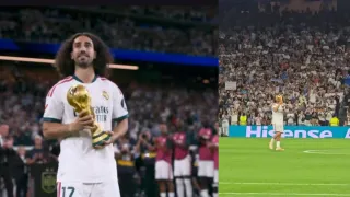 watch-marc-cucurella-oyarzabal-receive-standing-ovation-as-world-cup-trophy-is-displayed-at-bernabu