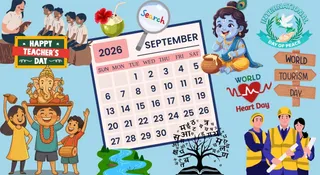September 2026 Calendar: Complete List Of Festivals, Holidays And Important Dates