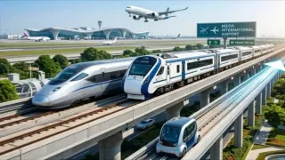 delhi-to-noida-airport-in-just-21-minutes-high-speed-rail-namo-bharat-and-pod-taxi-planned-details