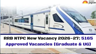 RRB NTPC Vacancy 2026-27: Railway Recruitment Board Approves 5,165 Graduate And 12th-Level Posts; Official Notice PDF Here