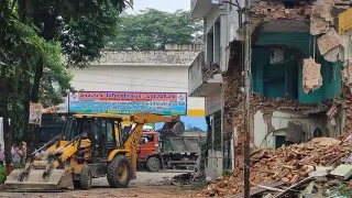 Saharanpur: Illegal Mosque Inside DM Office Complex Demolished Under Heavy Security; Iqra Hasan Claims House Arrest