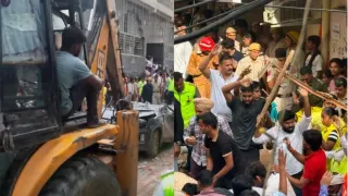 Life Detectors, Sniffer Dogs, And Hydraulic Jacks: How NDRF Teams Are Rescuing Victims In Satya Niketan Building Collapse
