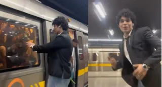 Sticking Your Phone On Metro Window For Reels? DMRC Warns Of Action Against Viral Trend