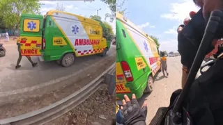 Satya Niketan Building Collapse: Not NDRF Or Local Police, Blinkit Ambulance Arrived First To Rescue Trapped Victims