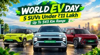 World EV Day 2026: 5 Electric SUVs Under Rs 11 Lakh In India With Up To 543 Km Range