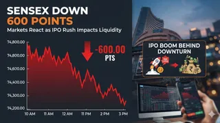 Sensex Down 600 Points: Why Experts Believe IPO Boom Behind Recent Downturn