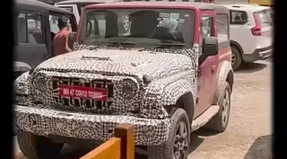 Mahindra Thar 3-Door Facelift Spied Testing Again: Here’s What To Expect