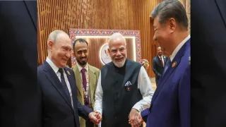 PM Modi Holds Hands With Putin And Xi Jinping, Shares Smiles As He Delivers Strong Message To World From BRICS Summit