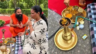 Baba Ramdev's 'Ayurvedic Hookah' Has Internet Talking, Users Say 'Herbal Daru' Next? | WATCH