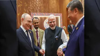 PM Modi Holds Hands With Putin And Xi Jinping, Shares Smiles As He Delivers Strong Message To World From BRICS Summit