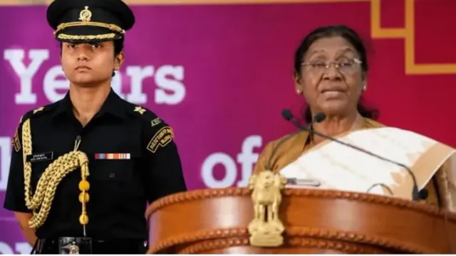 major-navya-shekhawat-makes-history-as-first-army-woman-officer-appointed-adc-to-president-draupadi-murmu