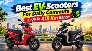 5 Electric Scooters With Range Of Up To 418 Km In India For Daily Office Commute