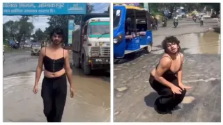 Chhattisgarh CM In Action After Dancer Siddharth Yadav Performs In Woman's Costume On Ambikapur Road To Highlight Potholes