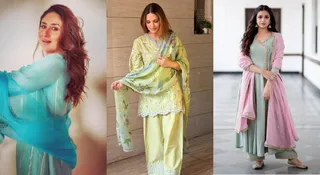 5 Elegant Cotton Pastel Suit Designs For A Graceful Temple Visit