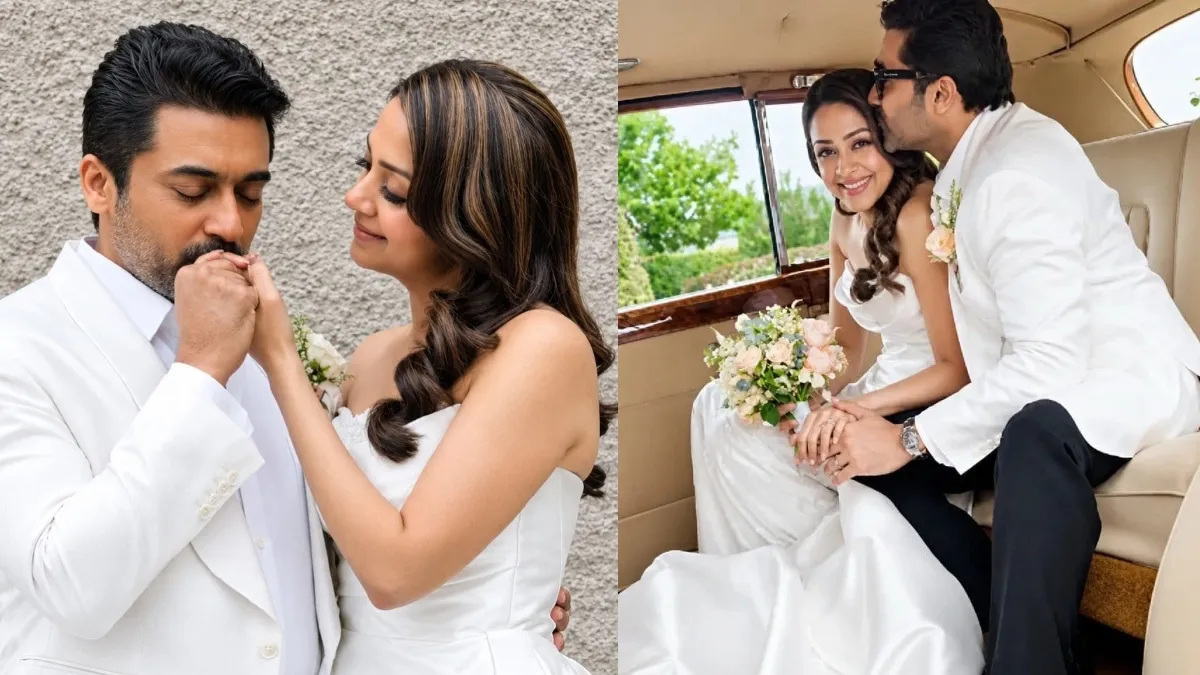 Suriya, Jyotika Renew Wedding Vows In Christian Ceremony: '20 Years Of Love And War'
