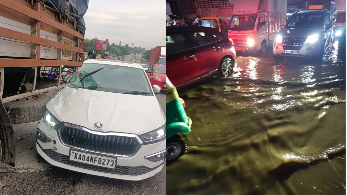 Bengaluru Rains Cause Severe Waterlogging, Traffic Chaos During IT Peak Hours; More Showers Forecast Today