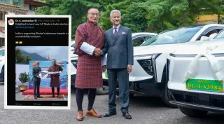 External Affairs Minister S Jaishankar Hands Over 54 Mahindra XEV 9e To Bhutan For Country’s Official Fleet