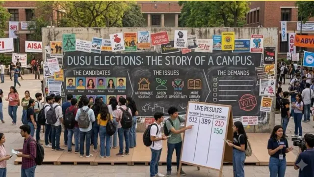 dusu-elections-2026-voting-underway-as-delhi-university-students-vote-for-top-4-posts-check-details