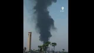 Thick Smoke Seen Near Saudi's Riyadh Airport Hours After Aerial Threat Alert Amid Tensions With Houthi