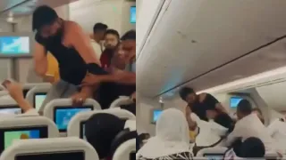 Video: Bangladesh's Biman Flight Turns Into Fight Club As Passengers Trade Punches, Tear T-Shirt In Mid-Air Brawl