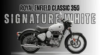 Royal Enfield Classic 350 Signature White Launched At ₹2.24 Lakh