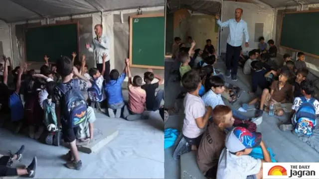 we-will-learn-in-a-tent-over-54-lakh-gaza-students-start-new-academic-session-after-three-years