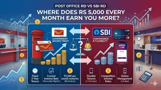 Rs 5,000 In Post Office RD vs SBI RD: The Rs 1,546 Difference You Need to Know Before Investing
