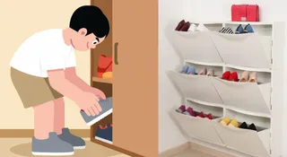 7 Closed Cabinet Shoe Rack Styles For Clutter-Free Homes