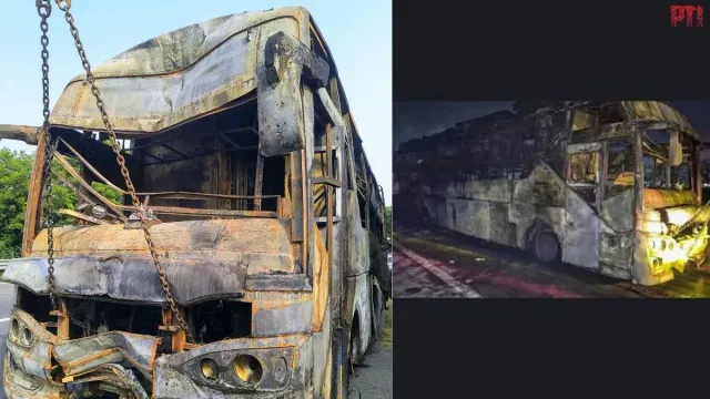 greater-noida-bus-fire-bjp-leaders-wife-son-among-9-dead-fir-alleges-driver-ignored-warnings-continued-smoking