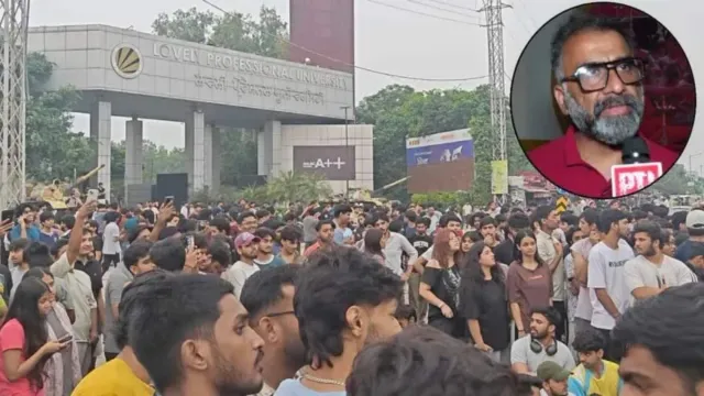 lpu-student-protest-lovely-professional-university-dean-campus-vandalism-by-students-arrest-violence-mig23-fire-phagwara-latest-news