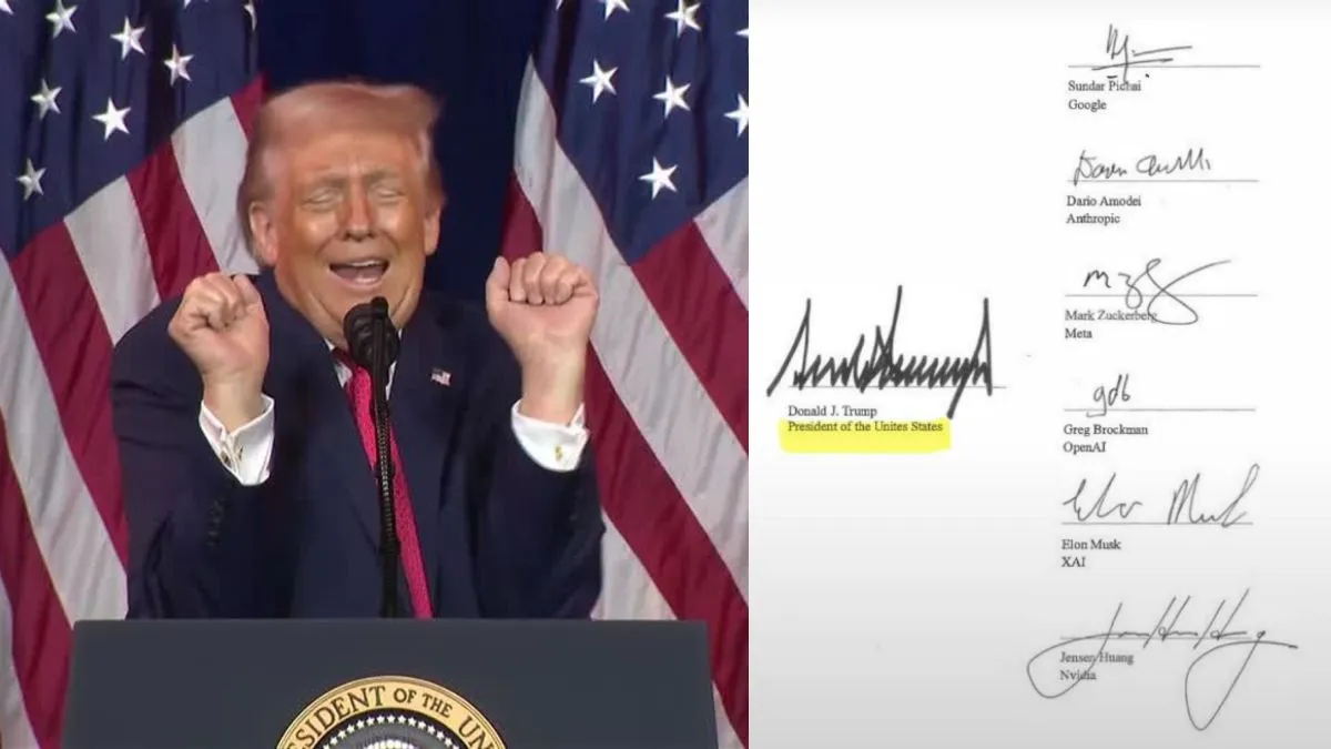 Daily Intel 'Unites States President': Trump Announces America's AI Future ...