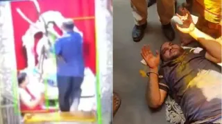 hyderabad-man-strikes-goddess-idol-with-sticks-inside-temple-bjp-seeks-strict-action-video