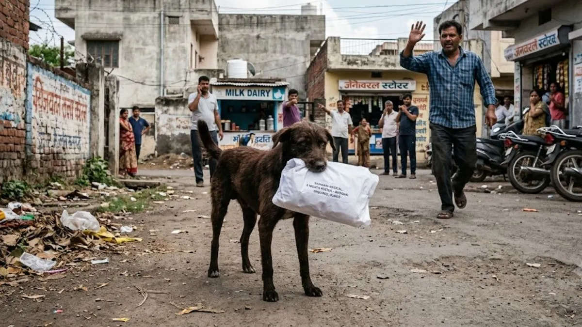 MP Shocker: Stray Dog Digs Up Buried Premature Foetus; Carries It ...