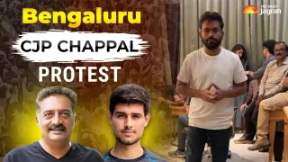 bengaluru-cjp-protest-dipke-dhruv-rathee-prakash-raj-chappal-protest-freedom-park-cjp-demands-cec-gyanesh-kumar
