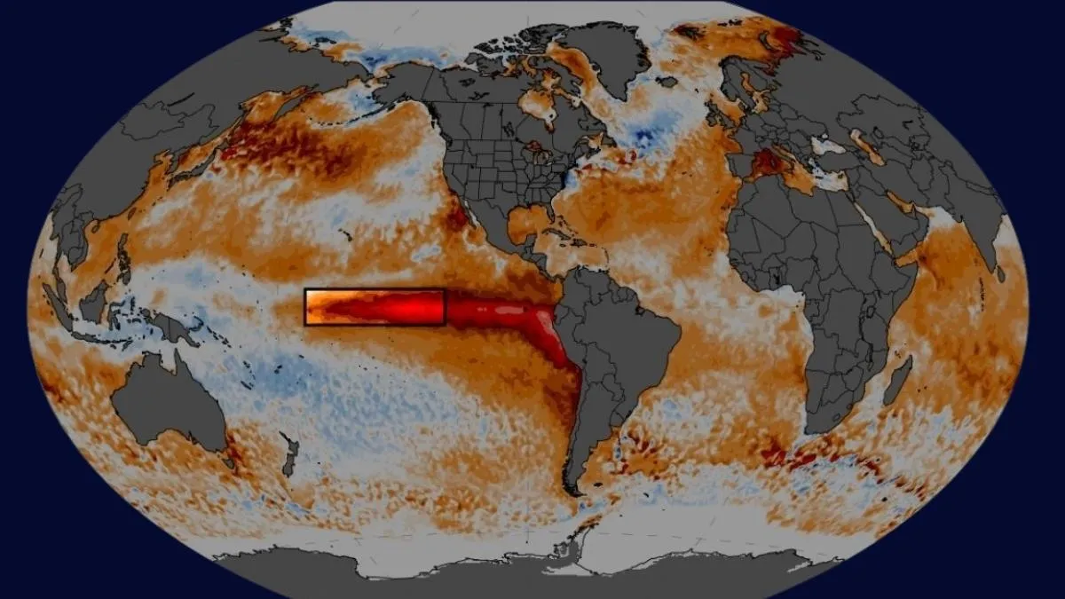 Earth Turns Blood Red: Terrifying Climate Maps Show 'Super El Nino ...