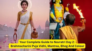navratri-day-2-maa-brahmacharini-2026-puja-vidhi-mantras-bhog-colour-and-spiritual-significance