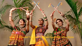 Going To A Garba Night? Try These 5 Stylish Dupatta Draping Styles