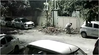 greater-noida-man-dumps-garbage-on-road-gets-instant-pick-it-up-warning-on-loudspeaker-cctv-footage