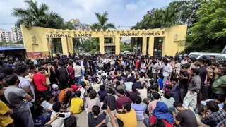 Non-Functional Lifts, Missing Oxygen Masks: IIIT Ranchi Students Protest Student's Death, Demand Director's Resignation
