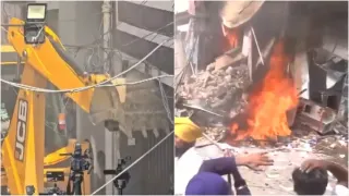 parvinder-singh-jhota-murder-crowd-sets-accuseds-shop-ablaze-after-administrations-bulldozer-action-at-his-home