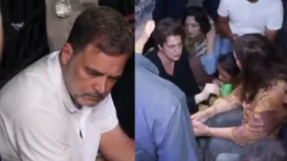 rahul-gandhi-meets-ankita-bhandaris-parents-protesting-against-dushyant-gautams-appointment-as-sikkim-governor-watch
