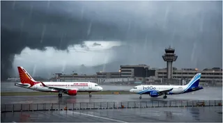 Delhi Rains Disrupt IGI Airport Operations, 4 Flights Diverted To Jaipur; Airlines Issue Advisories