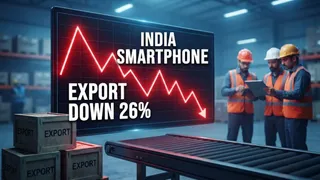 India's Smartphone Shipments Plummet 26% To 35.8 Million Units In 3Q26, Lowest Since 2016
