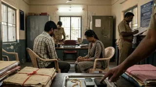 andhra-couple-snatches-temple-devotees-gold-chain-lands-in-jail-hyderbad-police-unemployment-crime-news