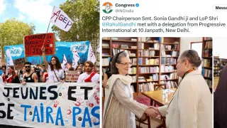 bjp-questions-rahul-sonia-gandhi-meeting-progressive-international-global-chaos-report-france-riots-india-protests-linked