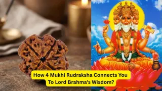 Why Is 4 Mukhi Rudraksha Associated With Lord Brahma? Know Its Spiritual Significance