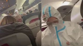 Suspected Norovirus Outbreak Forces Eurowings Flight To Make Priority Landing; Medics In Hazmat Suits Board Plane