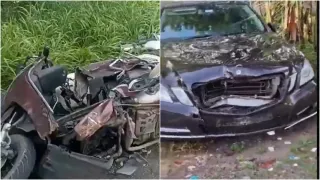 Kerala Judge's Minor Son Rams Mercedes Into Scooter, Leaves 55-Year-Old Man Dead; Video Surfaces