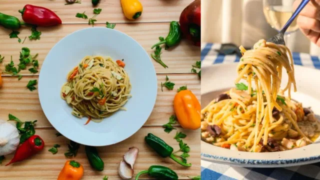 20-minutes-high-protein-aglio-e-olio-chicken-pasta-recipe-for-lazy-dinner-nights