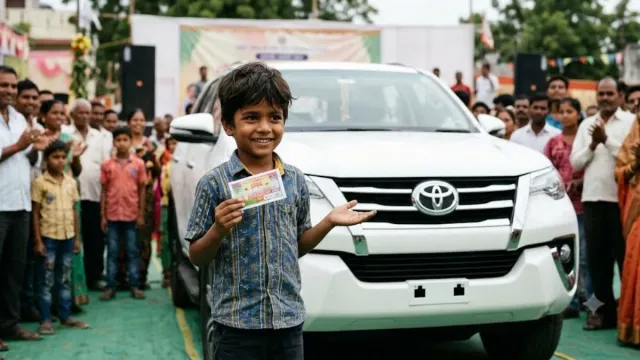 rs-200-lucky-draw-coupon-wins-6-year-old-mp-boy-a-toyota-fortuner-worth-rs-50-lakh